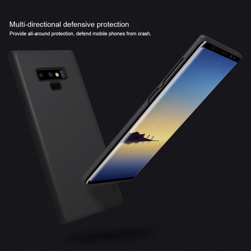Ốp Lưng SamSung Galaxy Note 9 dạng Sần Hiệu Nillkin được làm bằng chất nhựa PU cao cấp nên độ đàn hồi cao, thiết kế dạng sần,là phụ kiện kèm theo máy rất sang trọng và thời trang